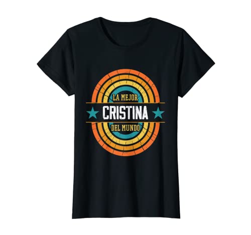 La mejor Cristina del mundo - Divertido nombre Cristina Camiseta