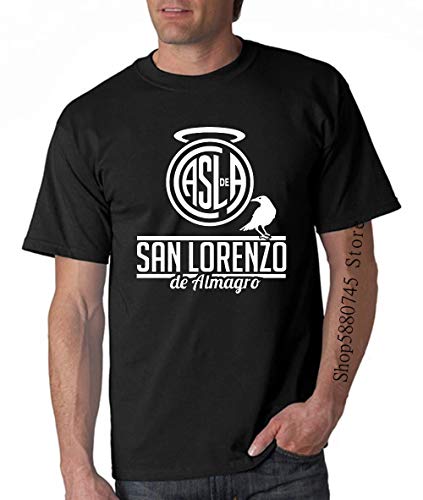 kouxi Club Atletico San Lorenzo De Almagro Argentina Camiseta Men T Shirt San Lorenzo Club Street (Large)