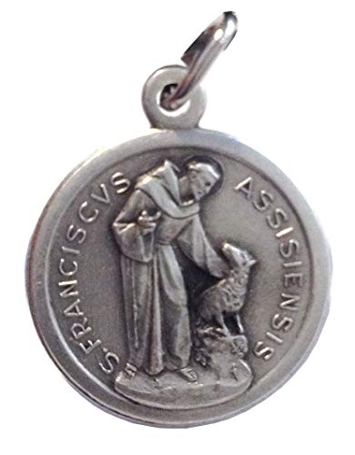Medalla de San Francisco de Asís con el Lobo- La Medallas De Los Patronos