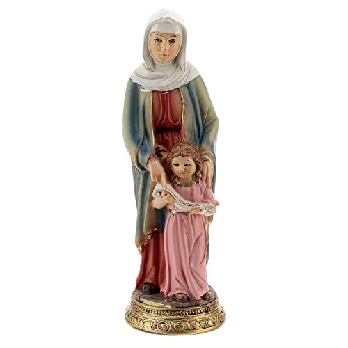 Santa Ana con María niña Estatua Resina 10 cm