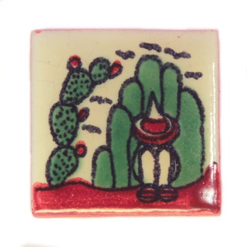 Azulejos Mexicanos Artesanales de Talavera de 5cm - Azulejo individual
